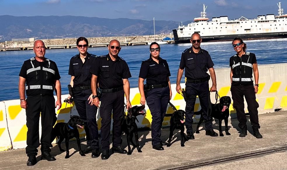 GIORNATA DI FORMAZIONE PER IL NUOVO REPARTO CINOFILO KSM A REGGIO CALABRIA, NELL’AMBITO DEL FAM TRIP